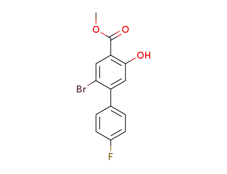 methyl 2-bromo-4'-fluoro-5-hydroxybiphenyl-4-carboxylate