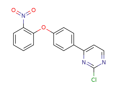 2-chloro-4-(4-(2-nitrophenoxy)phenyl)pyrimidine
