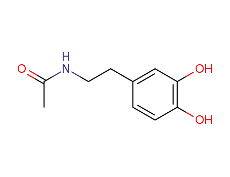 Molecular Structure of 2494-12-4 (N-acetyldopamine)