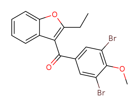 Methanone, (3,5-dibromo-4-methoxyphenyl)(2-ethyl-3-benzofuranyl)-