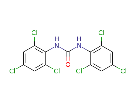 Molecular Structure of 20632-35-3 (N,N'-BIS(2,4,6-TRICHLOROPHENYL)UREA)