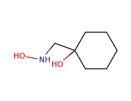 Molecular Structure of 45732-93-2 (Cyclohexanol, 1-[(hydroxyamino)methyl]-)