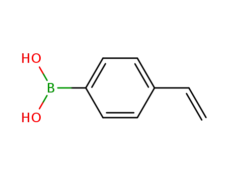 Molecular Structure of 2156-04-9 (4-VINYLPHENYLBORONIC ACID)