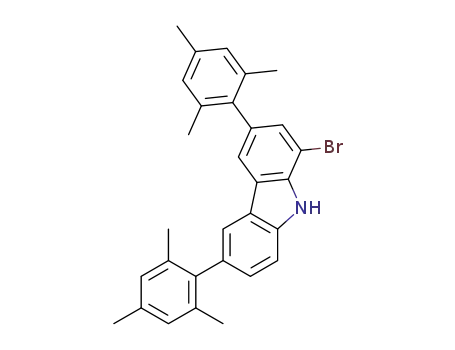 1-bromo-3,6-di(2,4,6-trimethylphenyl)carbazole