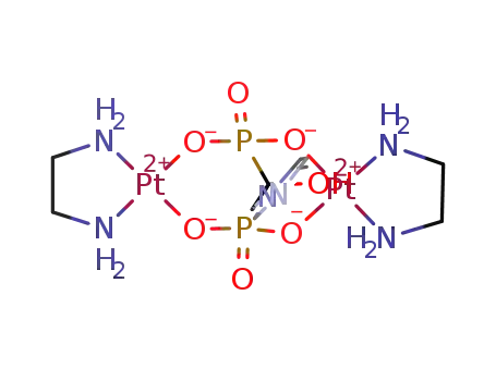 {[Pt(ethylenediamine)]2(1-hydroxy-3-(1H-imidazol-1-yl)ethane-1,1-diylbisphosphonic acid-H4)}