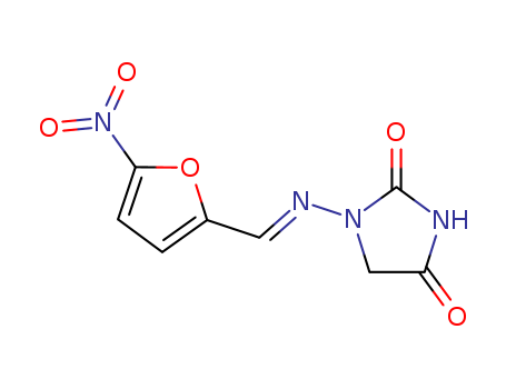 67-20-9,Nitrofurantoin,Furadonin;Uerineks;Sodium nitrofurantoin;Berkfuran;Macrodantina;1-[[(5-Nitro-2-furanyl)methylene]amino]-2,4-imidazolidinedione;Urantoin;2,4-Imidazolidinedione,1-[[(5-nitro-2- furanyl)methylene]amino]-;1-[(5-nitro-2-furyl)methylideneamino]imidazolidine-2,4-dione;Urolisa;Furatoin;NSC-2107;Furadantin;N-Toin;1-(5-Nitro-2-furfurylidenamino)hydantoin;54-87-5;5-Nitrofurantoin;Furadonine;2,4-Imidazolidinedione, 1-[[ (5-nitro-2-furanyl)methylene]amino]-;Macrofurin;Trantoin;Urodin;Furina;Hydantoin, 1-(5-nitro-furfurylideneamino)-;Macpac;Hydantoin, 1-((5-nitrofurfurylidene)amino)-;Zoofurin;PiyEloseptyl;Ceduran;Urofuran;Welfurin;N-(5-Nitrofurfurylidene)-1-aminohydantoin;ND-7248;Furadontin;Furadantin Retard;Urolong;Furadantin (TN);Cistofuran;Furadantine mc;Nifurantin;Siraliden;Urofurin;Nitrofuradantin;Alfuran;Furophen T;Parfuran;Macrobid;Ro-Antoin;Nitoin;Benkfuran;2,4-Imidazolidenedione, 1-(((5-nitro-2-furanyl)methylene)amino)-;Chemiofuran;