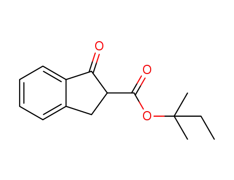 1-indanone-2-carboxylic acid tert-amyl ester