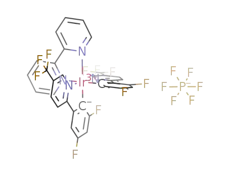 bis[2’’-(2’’’,4’’’-difluorophenyl)-5’’-trifluoromethylpyridine](2,2’-bipyridine)iridium(III)
