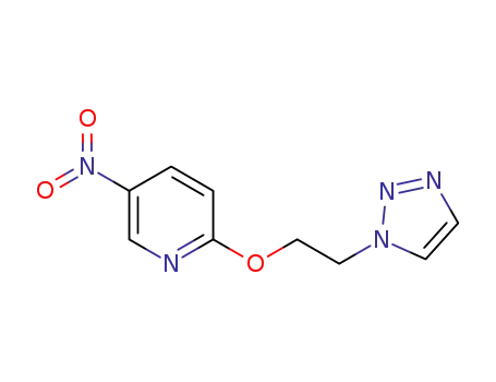 2-(2-(1H-1,2,3-triazol-1-yl)ethoxy)-5-nitropyridine