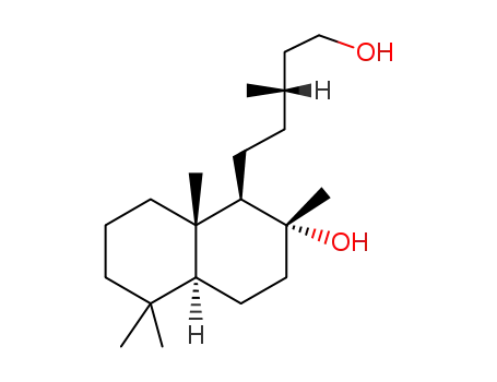 Molecular Structure of 10267-21-7 ((13S)-Labdane-8,15-diol)