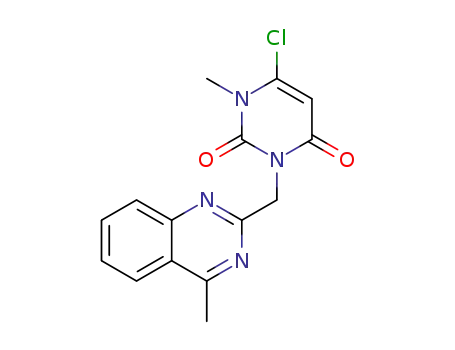 1-methyl-6-chloro-3-[(4-methylquinazolin-2-yl)methyl]pyrimidine-2,4(1H,3H)-dione