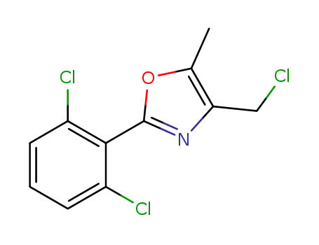 4-(chloromethyl)-5-methyl-2-(2,6-dichlorophenyl)oxazole