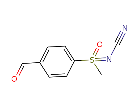 N-[(4-formylphenyl)(methyl)(oxo)-λ6-sulfanylidene]cyanamide