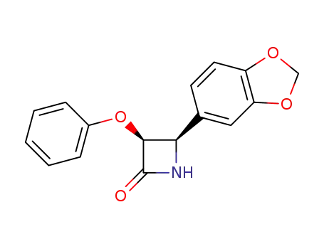 4-(benzo[d][1,3]dioxol-5-yl)-3-phenoxyazetidin-2-one