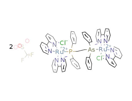 [{Ru(2,2'-bipyridine)2Cl}2{μ-Ph2P(CH2)2AsPh2}][CF3SO3]2