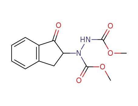 dimethyl 1-(1-oxo-2,3-dihydro-1H-inden-2-yl)hydrazine-1,2-dicarboxylate