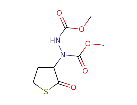 dimethyl 1-(2-oxotetrahydrothiophen-3-yl)hydrazine-1,2-dicarboxylate