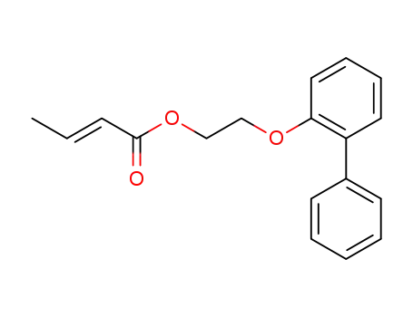 trans-crotonic acid-[2-(biphenylyl-(2)-oxy)-ethyl ester]