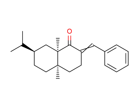 (4aR)-2-((Ξ)-benzylidene)-7t-isopropyl-4a,8a-dimethyl-(4ar,8ac)-octahydro-naphthalen-1-one