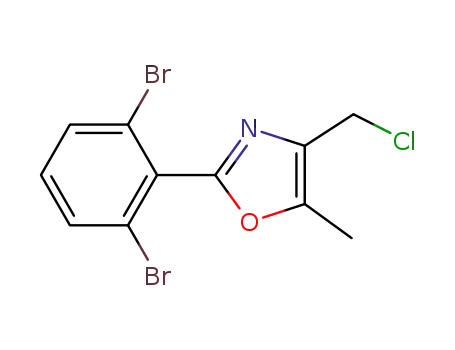 4-(chloromethyl)-5-methyl-2-(2,6-dibromophenyl)oxazole
