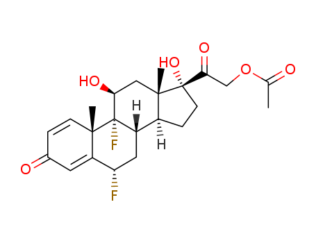 Pregna-1,4-diene-3,20-dione,21-(acetyloxy)-6,9-difluoro-11,17-dihydroxy-, (6a,11b)- (9CI)