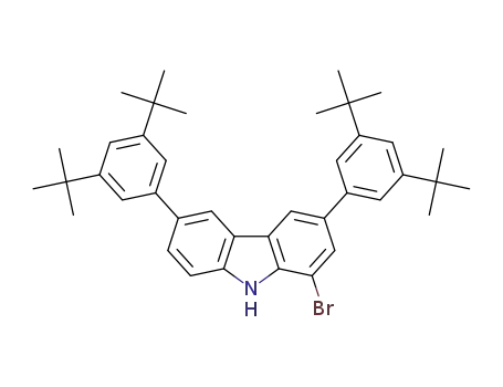 3,6-bis(3,5-di-tert-butylphenyl)-1-bromocarbazole