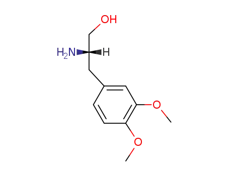 Molecular Structure of 80582-39-4 ((S)-3-AMINO-3-(3,4-DIMETHOXY-PHENYL)-PROPAN-1-OL)