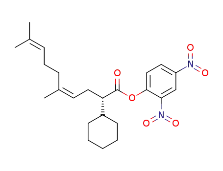 2,4-dinitrophenyl (S,Z)-2-cyclohexyl-5,9-dimethyldeca-4,8-dienoate