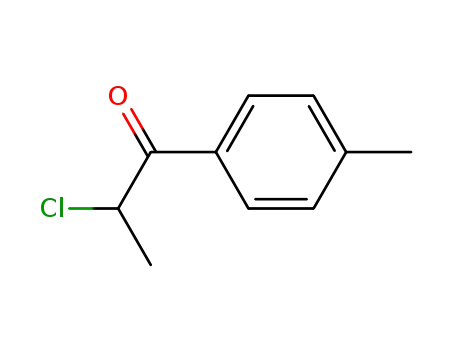 Molecular Structure of 69673-92-3 (1-Propanone, 2-chloro-1-(4-methylphenyl)- (9CI))