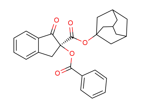1-adamantyl 2-benzoyloxy-1-oxo-2,3-dihydro-1H-indene-2-carboxylate