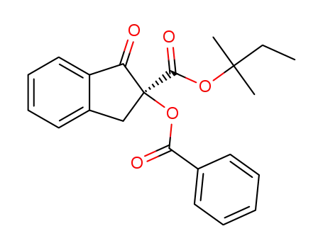1-tert-pentyl 2-benzoyloxy-1-oxo-2,3-dihydro-1H-indene-2-carboxylate