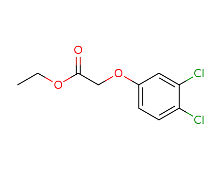 Molecular Structure of 62855-72-5 (ethyl 2-(3,4-dichlorophenoxy)acetate)