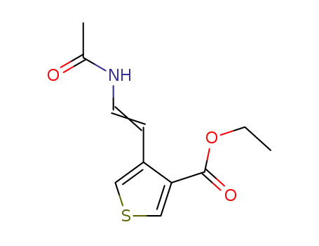 ethyl 4-(2-acetamidovinyl)thiophene-3-carboxylate