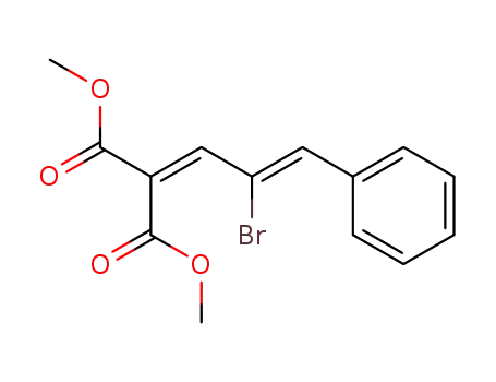 (β-bromo-cinnamylidene)-malonic acid dimethyl ester