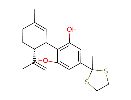 (2'R)-5'-methyl-4-(2-methyl-1,3-dithiolan-2-yl)-2'-(prop-1-en-2-yl)-1',2',3',4'-tetrahydro-[1,1'-biphenyl]-2,6-diol