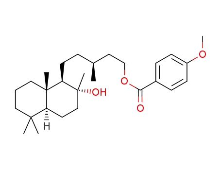 13(S)-labdan-8α-ol-15-yl 4-methoxybenzoate
