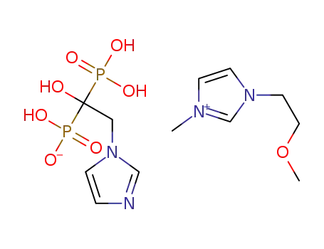 1-(2-methoxyethyl)-3-methyl-1H-imidazol-3-ium hydrogen (1-hydroxy-2-(1H-imidazol-1-yl)-1-phosphonoethyl)phosphonate