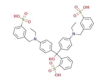 2-{4,4'-bis-[ethyl-(3-sulfo-benzyl)-amino]-α-hydroxy-benzhydryl}-benzenesulfonic acid