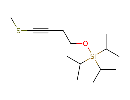 triisopropyl((4-(methylthio)but-3-yn-1-yl)oxy)silane