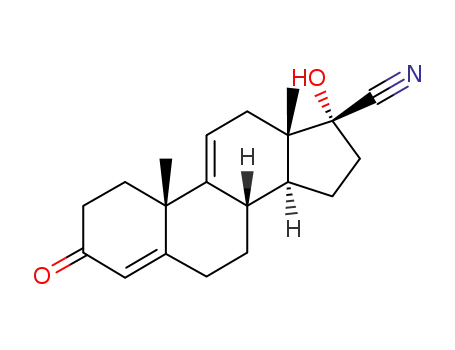17β-Cyano-17α-hydroxyandrosta-4,9(11)-dien-3-one