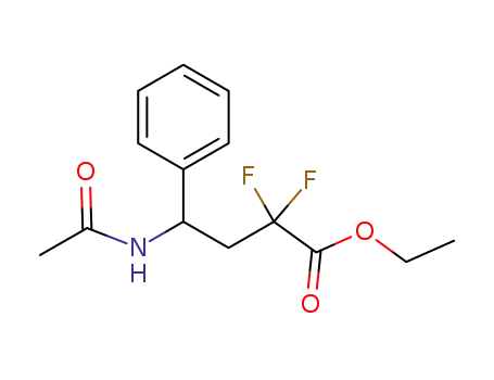 ethyl 4-acetamido-2,2-difluoro-4-phenylbutanoate