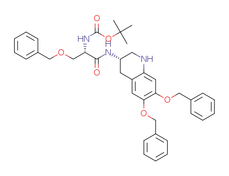 tert-butyl ((S)-3-(benzyloxy)-1-(((S)-6,7-bis(benzyloxy)-1,2,3,4-tetrahydroquinolin-3-yl)amino)-1-oxopropan-2-yl)carbamate