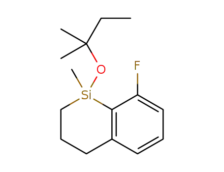 8-fluoro-1-methyl-1-(tert-pentyloxy)-1,2,3,4-tetrahydrobenzo[b]siline