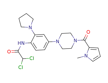 1-[4-(4-N-dichloroacetyl-3-(pyrrolidin-1-yl)phenyl)piperazin-1-yl](1-methyl-1H-pyrrol-2-yl)methanone