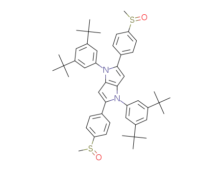 1,4-bis(3,5-di-(tert-butyl)phenyl)-2,5-bis(4-(methylsulfinyl)phenyl)-1,4-dihydropyrrolo[3,2-b]pyrrole