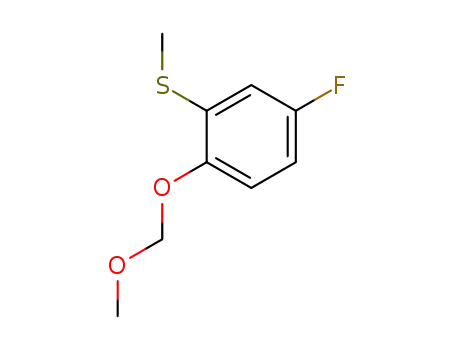 4-fluoro-1-(methoxymethoxy)-2-(methylsulfanyl)benzene