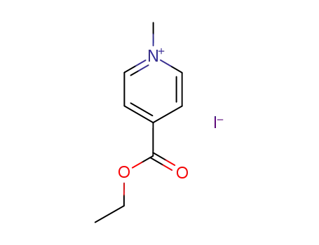 Molecular Structure of 10129-59-6 (PyridiniuM, 4-(ethoxycarbonyl)-1-Methyl-, iodide)