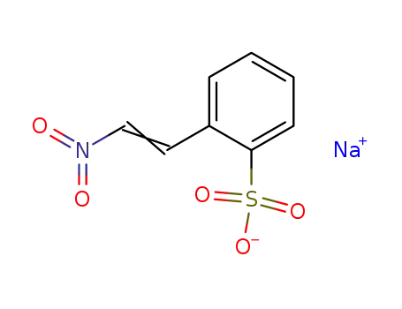 2-(2-nitro-vinyl)-benzenesulfonic acid ; sodium-salt