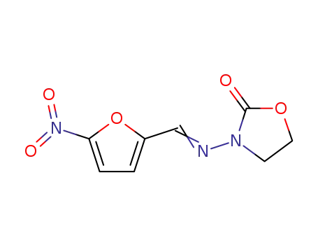 3-[(Z)-(5-nitrofuran-2-yl)methylideneamino]-1,3-oxazolidin-2-one