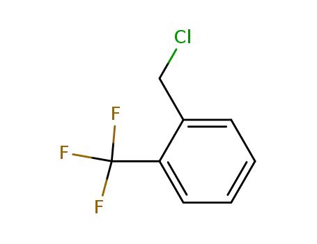 Molecular Structure of 21742-00-7 (2-(Trifluoromethyl)benzyl chloride)